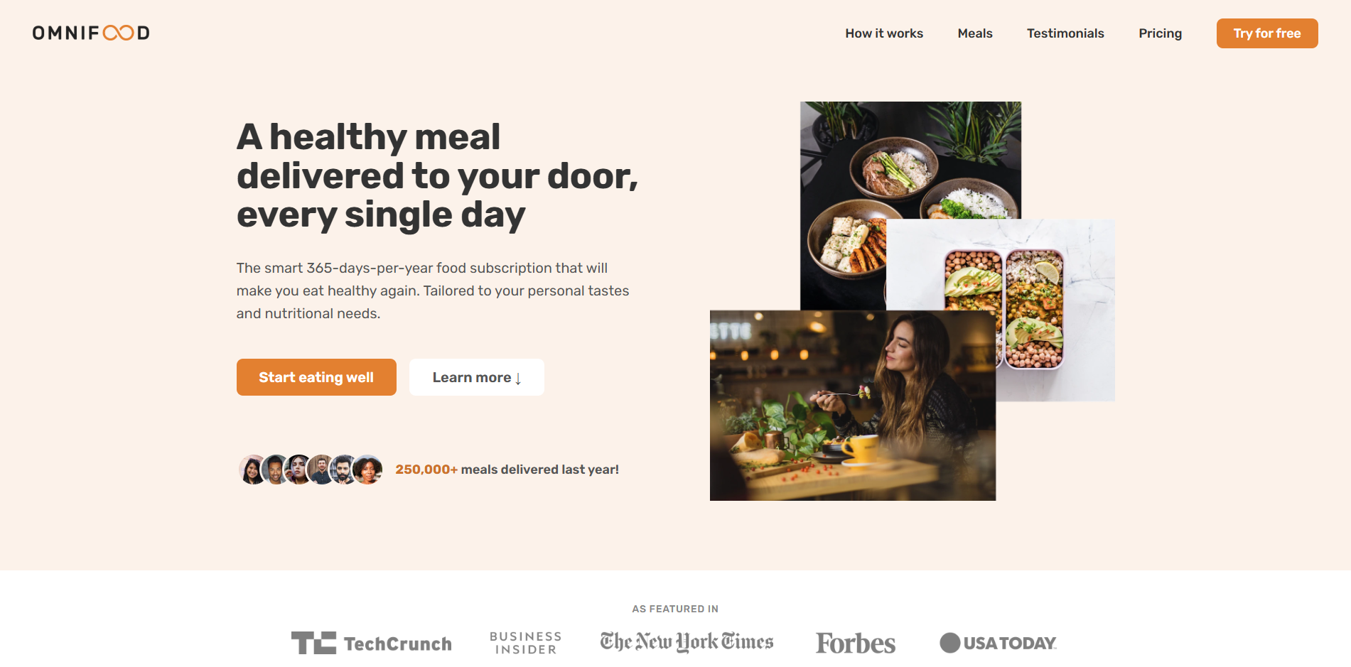 Responsive Website Design for a Health-Focused Meal Delivery Service