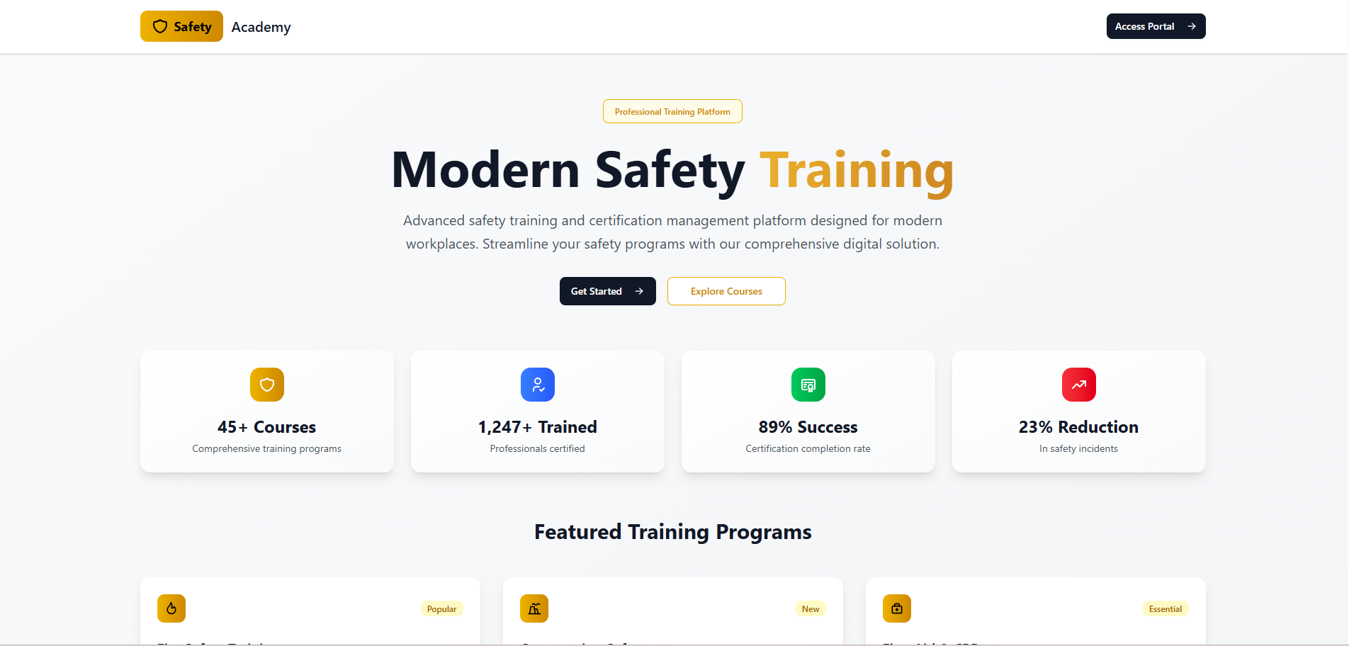 Safety Talk Academy Training App